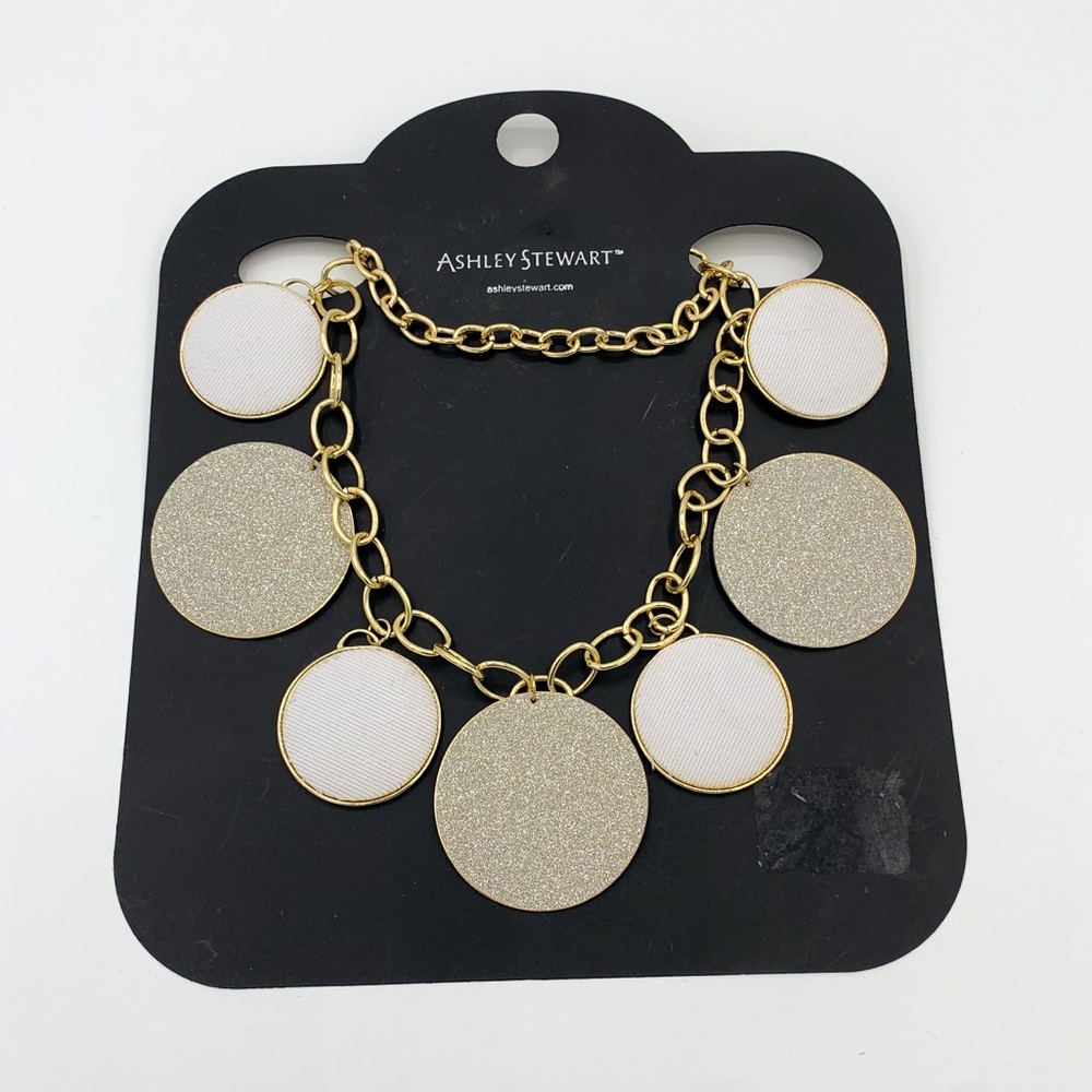 Ashley Stewart Circle Long Necklace
